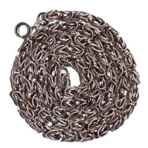 Sterling Silver Chain Link Necklace 18 Inches